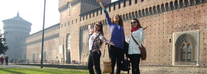 Students in Italy